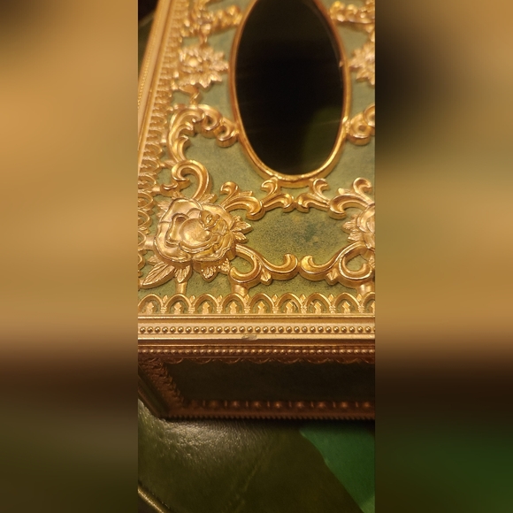 Gorgeous vintage mcm tissue box holder - Picture 3 of 7